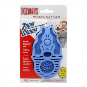 Kong Zoom Groom Puppy Boysenberry Kong Company